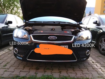 6000K LED vs. 4300K LED