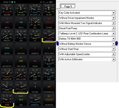 Těch napětí tam mám víc. Jedn je omyl (po aktulazici sem natáhnul starou verzi) a to VPWR je maximum co jsem našel a souhlasí s Volt metrem.