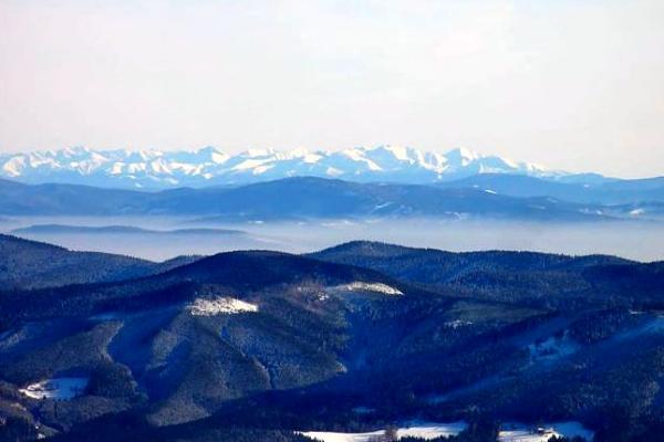 A dnes v Beskydech na Lysé byly vidět i Tatry.