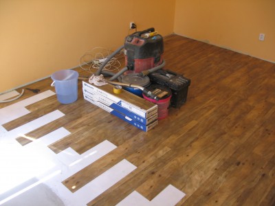 lepení podlahy Thermofix na fermacellové desky