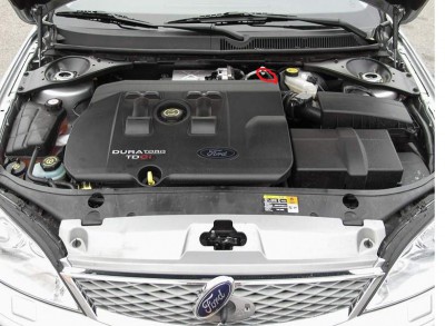 Kam vede hadicka na foto v krouzku?